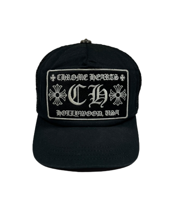 Chrome Hearts Black CH Logo Cap Vintage de la marque