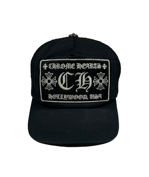 Chrome Hearts Black CH Logo Cap Vintage de la marque