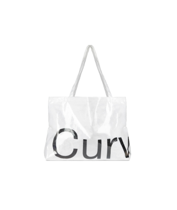 Goodies Large White Curves Tyvek Tote | Curves store