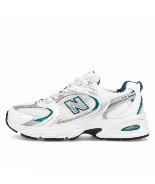 New Balance MR 530 White Silver Metallic Green du meilleur 