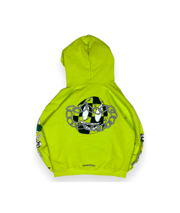 Chrome Hearts Matty Boy Lime Green Link Hoodie Toutes les collections ici