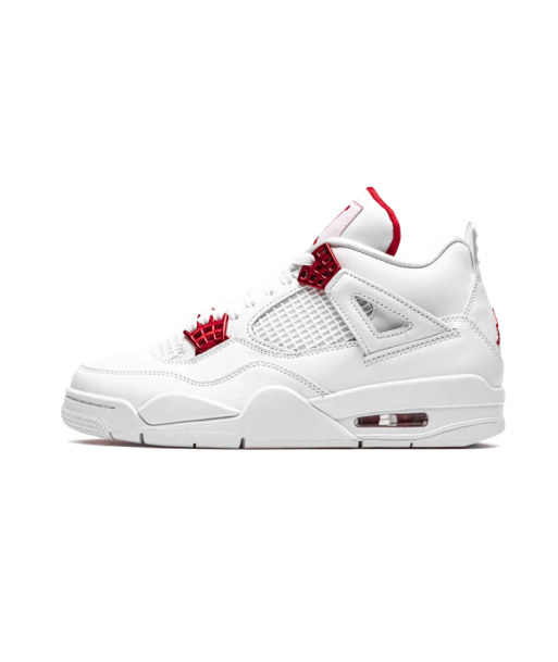 Air Jordan 4 Retro Metallic Red White University Amélioration de cerveau avec