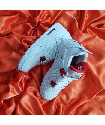 Air Jordan 4 Retro Metallic Red White University Amélioration de cerveau avec