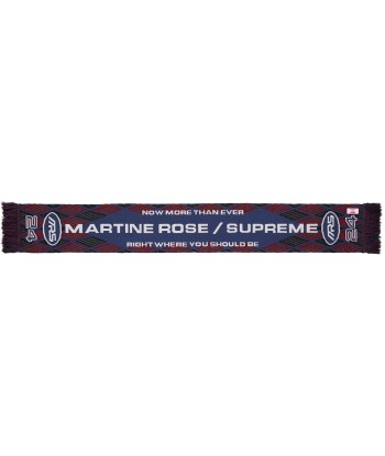 Scarf SUPREME®/MARTINE ROSE® Blue une grave pollution 