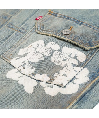 DENIM TEARS Dirty Wash Wreath Type 2 Light Wash sur le site 