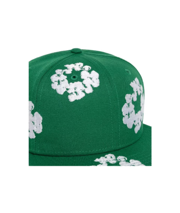 Cap Green Denim Tears New Era Couronne de Coton 59/50 les muscles