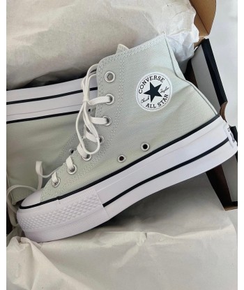 CONVERSE CHUCK TAYLOR GREY PLATFORME Les magasins à Paris et en Île-de-France