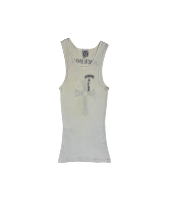 Chrome Hearts White Fuck You Logo Tank Top 50% de réduction en Octobre 2024