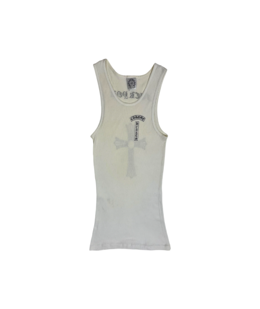 Chrome Hearts White Fuck You Logo Tank Top 50% de réduction en Octobre 2024