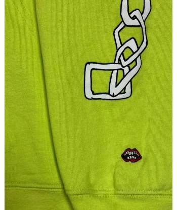 Chrome Hearts Matty Boy Lime Green Link Hoodie Toutes les collections ici