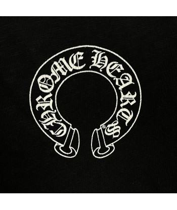 Chrome Hearts Black Grey Horseshoe Logo Thermal Longsleeve d'Europe débarque