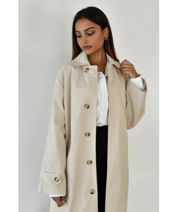 Trench-coat long les muscles