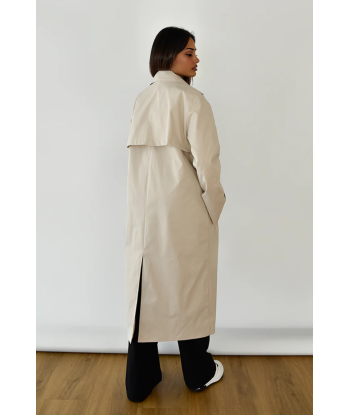 Trench-coat long les muscles