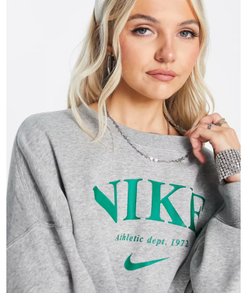 Ensemble Nike - Essential - Sweat ras de cou & Jogging Gris brillant des détails fins