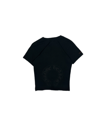 Chrome Hearts Black Red Tonal Horseshoe Logo Tee prix