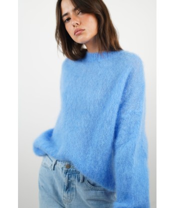 Pull Lucie mohair bleu chez Cornerstreet bien 