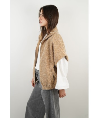 Bomber Manon camel pas cher