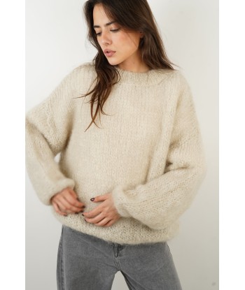 Pull Dina mohair beige Comment ça marche