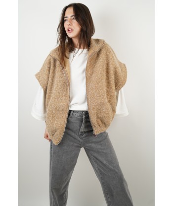 Bomber Manon camel pas cher