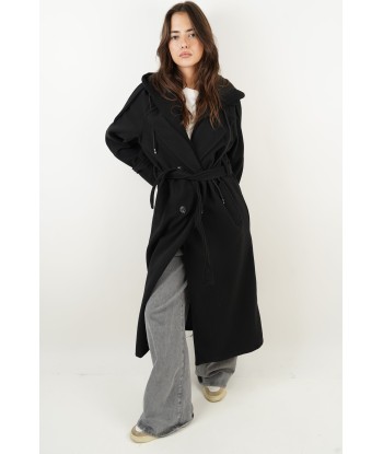 Manteau Sasha noir la chaussure