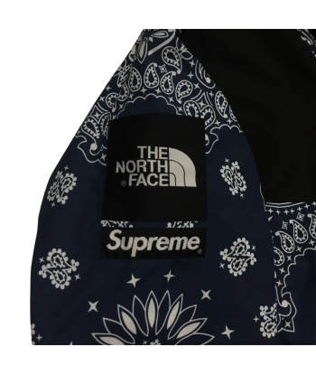 2014 Supreme x The North Face Navy Bandana Mountain Light en linge