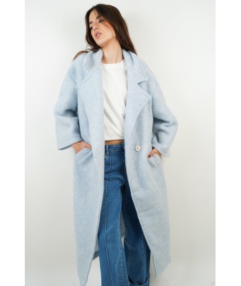 Manteau en laine Gabriela bleu À commander