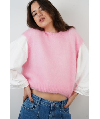 Pull Romy rose Comparez plus de prix