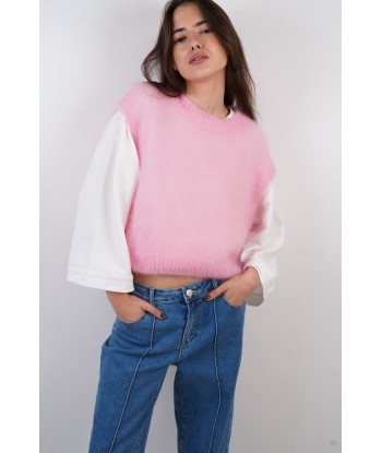 Pull Romy rose Comparez plus de prix