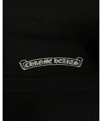 Chrome Hearts Black Cross Horseshoe Logo Tee (2) les muscles