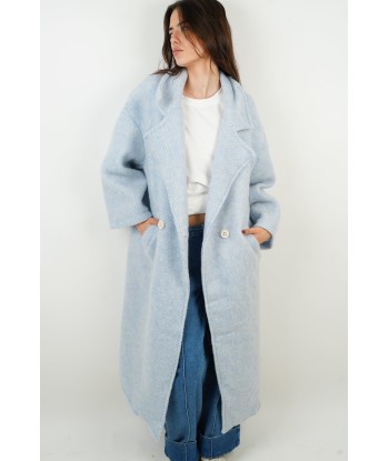 Manteau en laine Gabriela bleu À commander