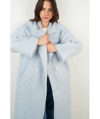 Manteau en laine Gabriela bleu À commander