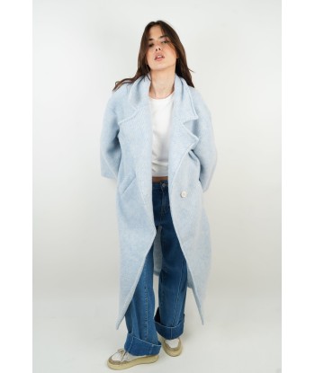 Manteau en laine Gabriela bleu À commander