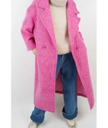 Manteau en laine Gabriela rose Par le système avancé 