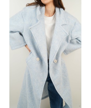 Manteau en laine Gabriela bleu À commander