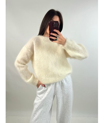 Pull Tea mohair écru Vous souhaitez 