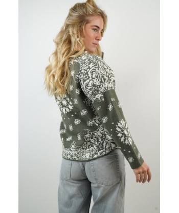 Pull cachemire/laine Ema kaki Profitez des Offres !