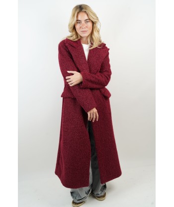 Manteau Ella bordeaux l'évolution des habitudes 