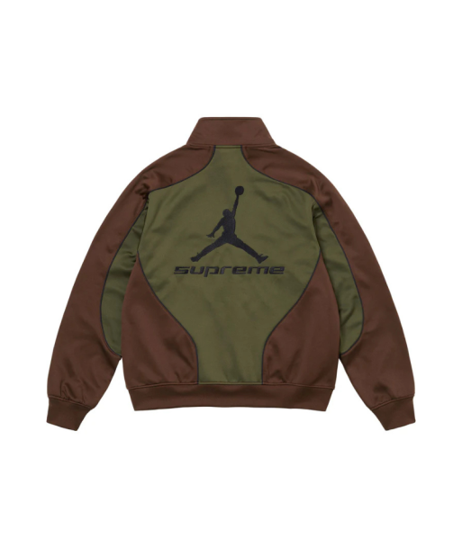 Track Jacket SUPREME X Jordan Brown les ctes