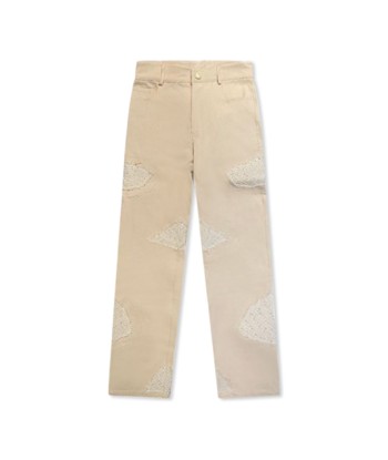 Pantalon PANTHERINAE Crème Comparez plus de prix