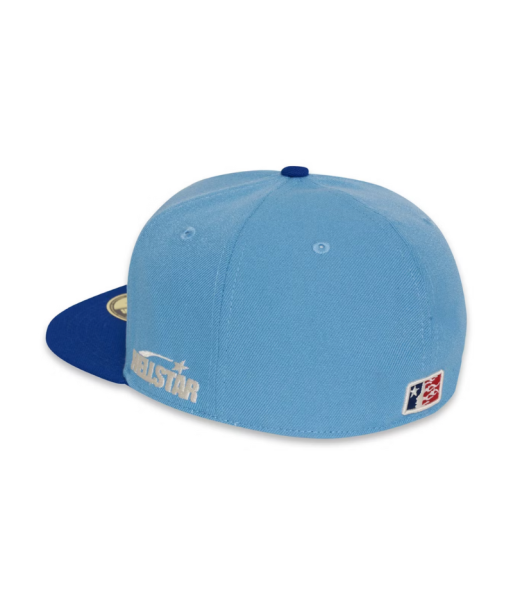 Hellstar Studios Blue Baseball Fitted Hat sur le site 