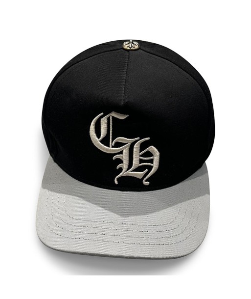 Cap CHROME HEARTS "CH" Black Grey pas cher chine