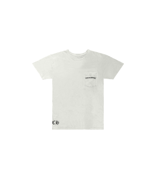 Chrome Hearts White Sword Cross Logo Tee les ctes