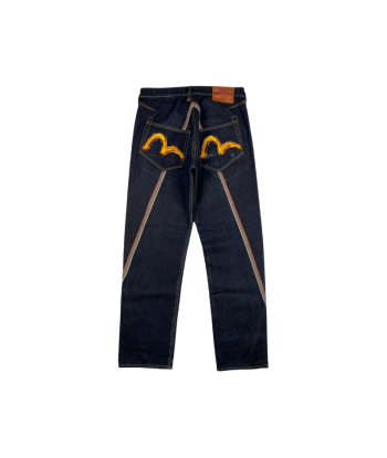 Evisu Yellow Seagull Logo Navy Jeans l'évolution des habitudes 