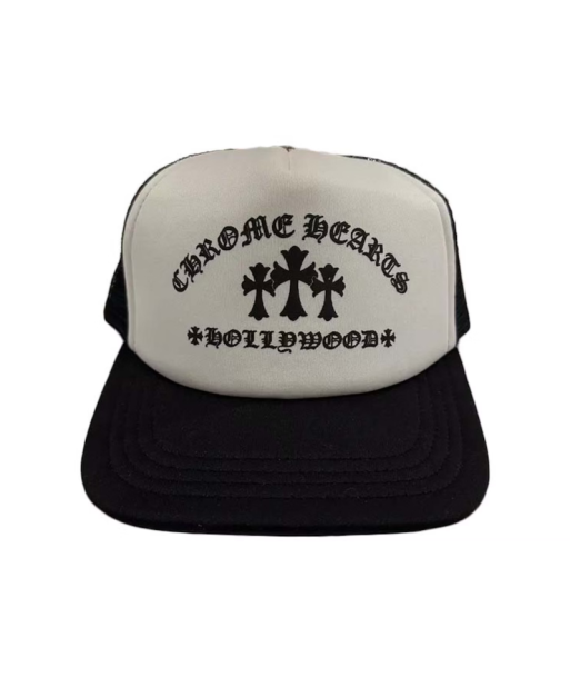 Casquette CHROME HEARTS Triple Cross White/black de France